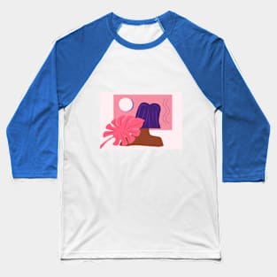 tropical pink paradise Baseball T-Shirt